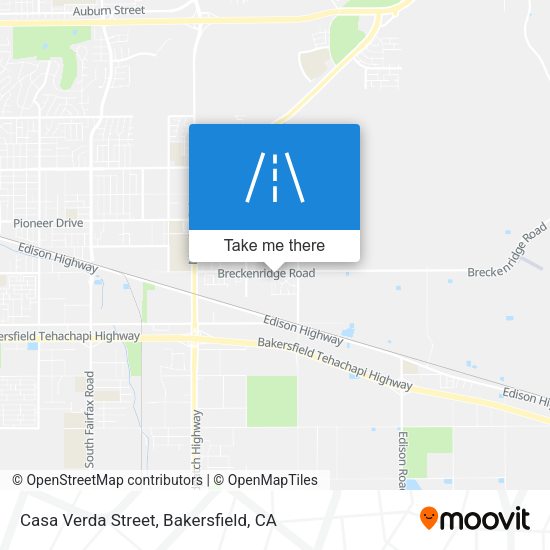 Casa Verda Street map