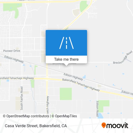 Mapa de Casa Verde Street