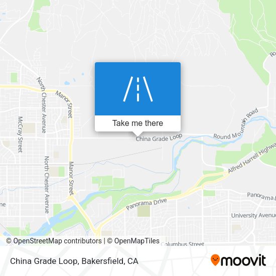 China Grade Loop map