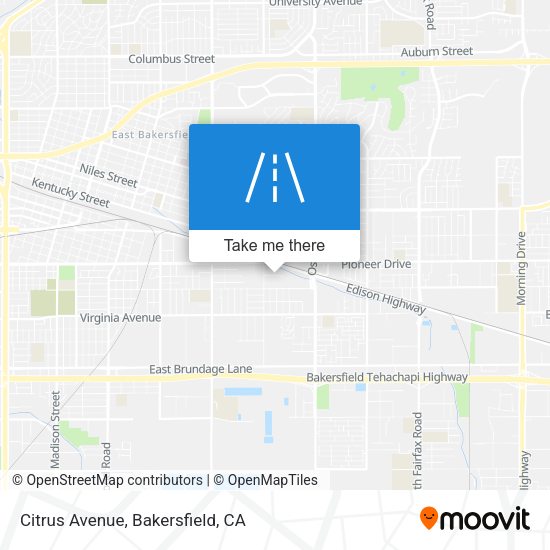 Mapa de Citrus Avenue
