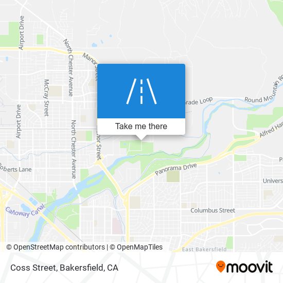 Coss Street map