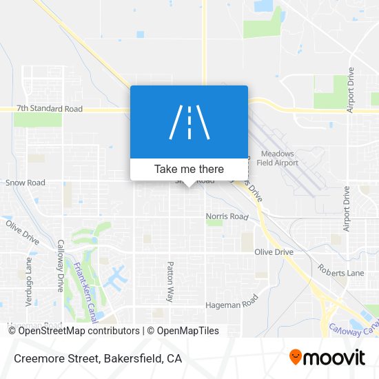 Creemore Street map