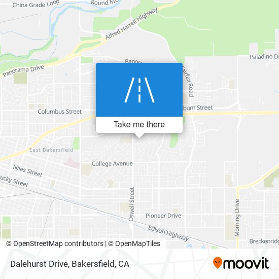 Dalehurst Drive map