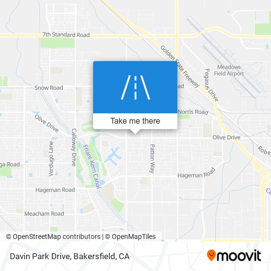 Davin Park Drive map