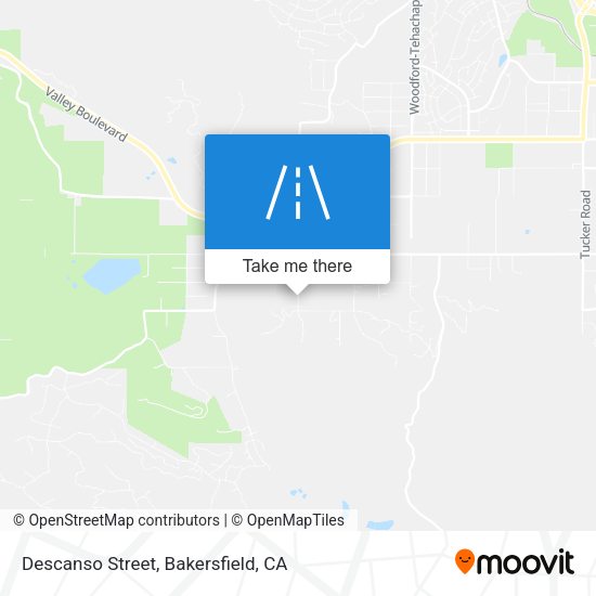 Descanso Street map