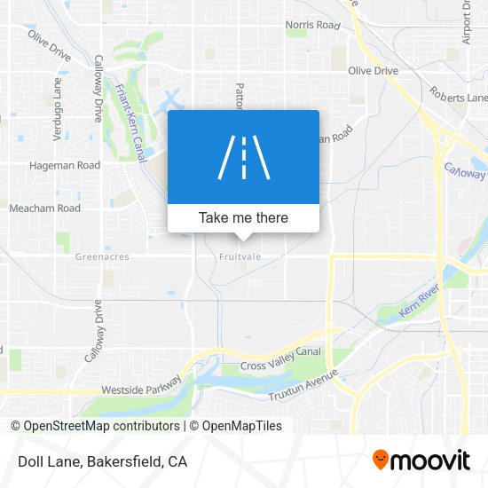 Doll Lane map