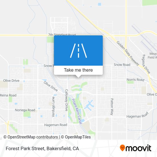 Forest Park Street map