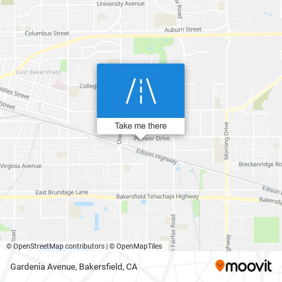 Gardenia Avenue map