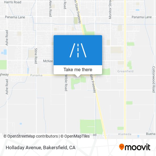 Holladay Avenue map