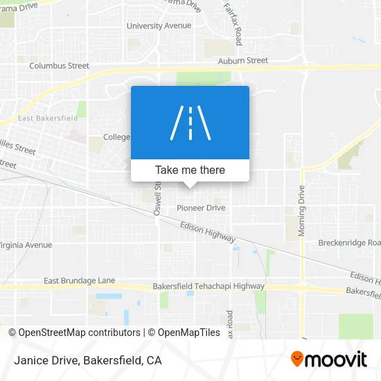 Mapa de Janice Drive