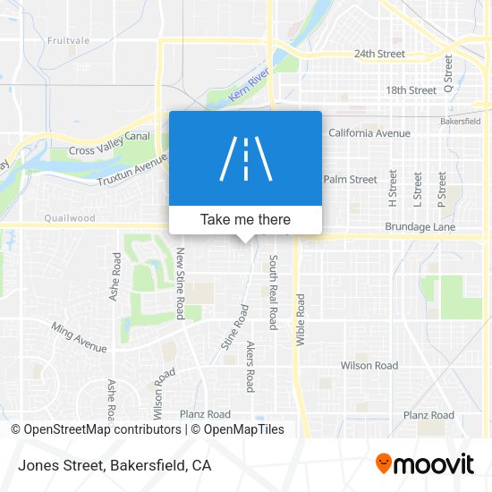 Mapa de Jones Street