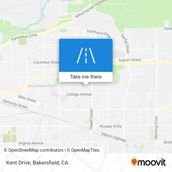 Mapa de Kent Drive
