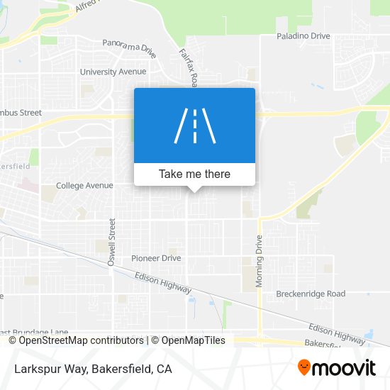 Larkspur Way map