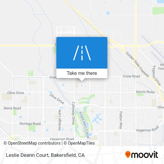Leslie Deann Court map