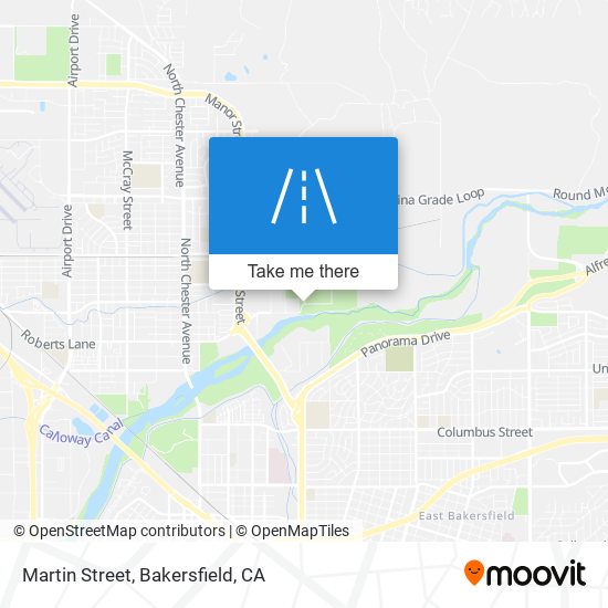 Mapa de Martin Street
