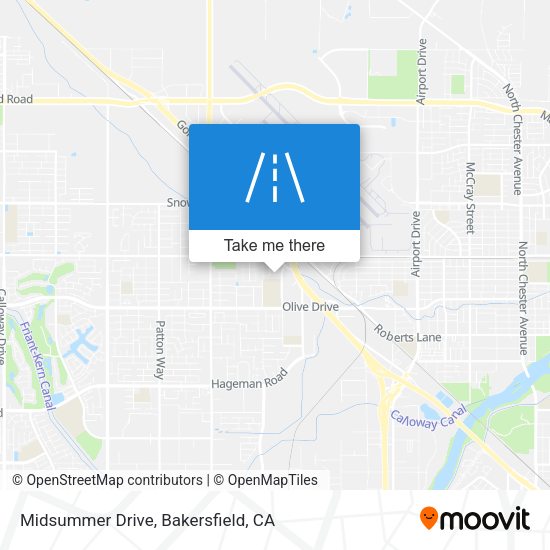 Midsummer Drive map