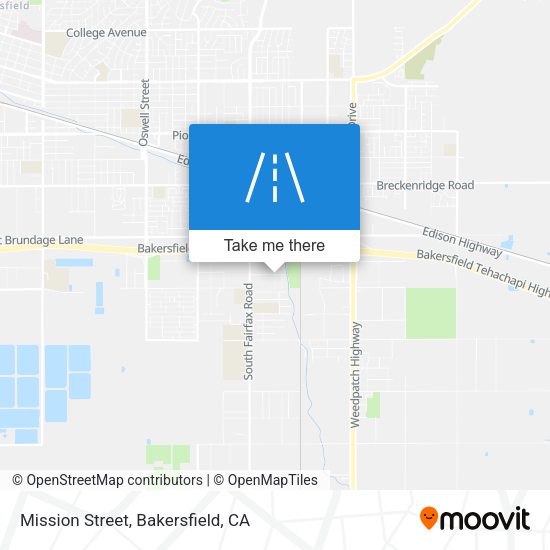 Mapa de Mission Street