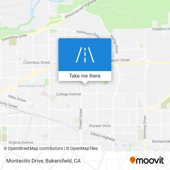 Montecito Drive map