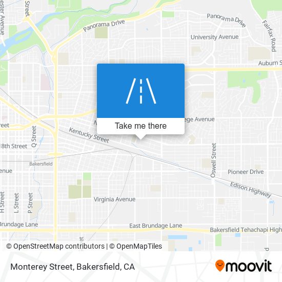 Mapa de Monterey Street