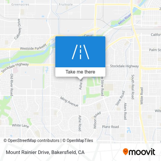 Mapa de Mount Rainier Drive