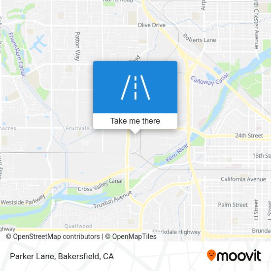 Parker Lane map