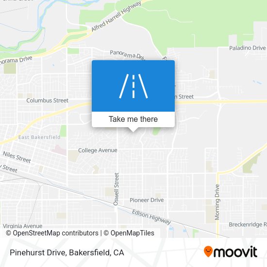Pinehurst Drive map