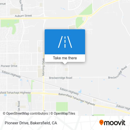 Pioneer Drive map