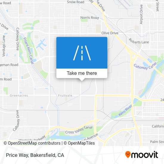 Price Way map