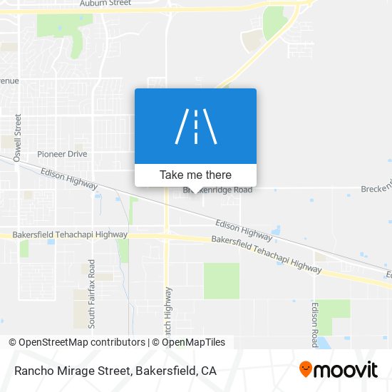 Mapa de Rancho Mirage Street