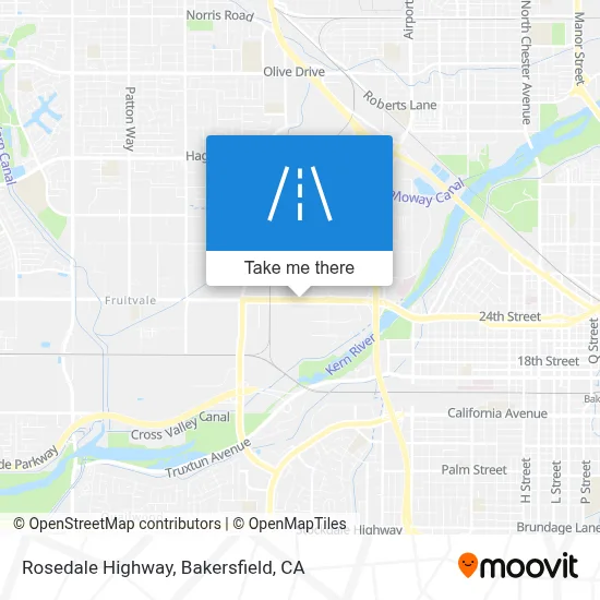 Rosedale Highway map
