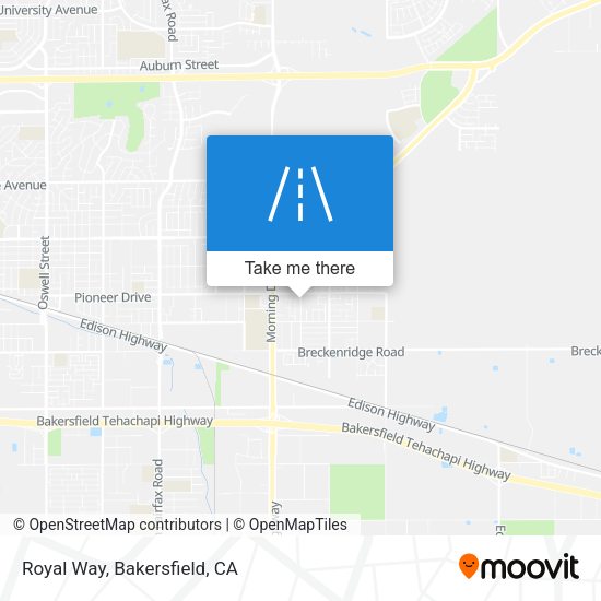 Royal Way map