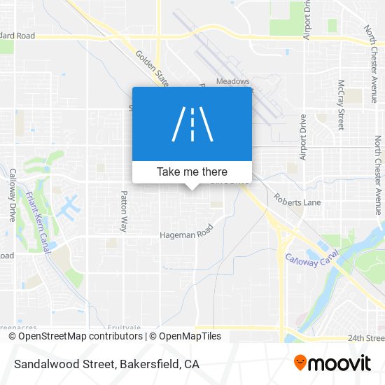 Sandalwood Street map