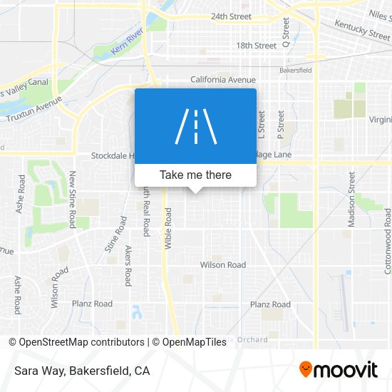 Sara Way map