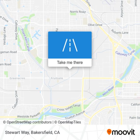 Stewart Way map