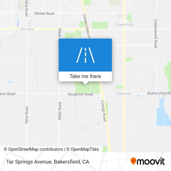 Tar Springs Avenue map
