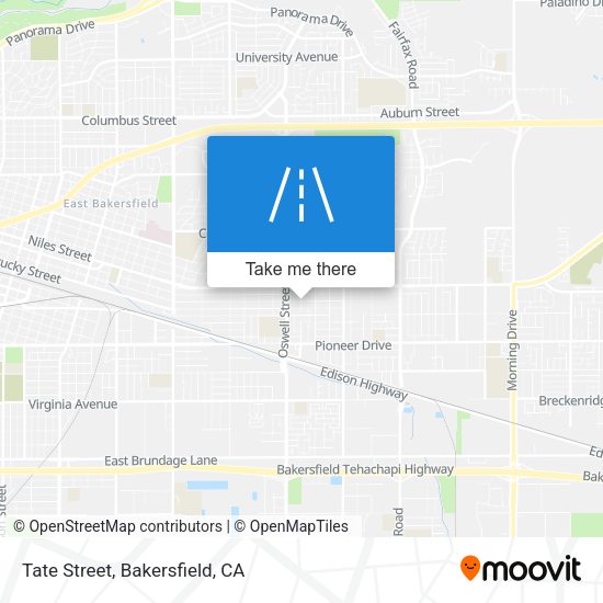 Mapa de Tate Street