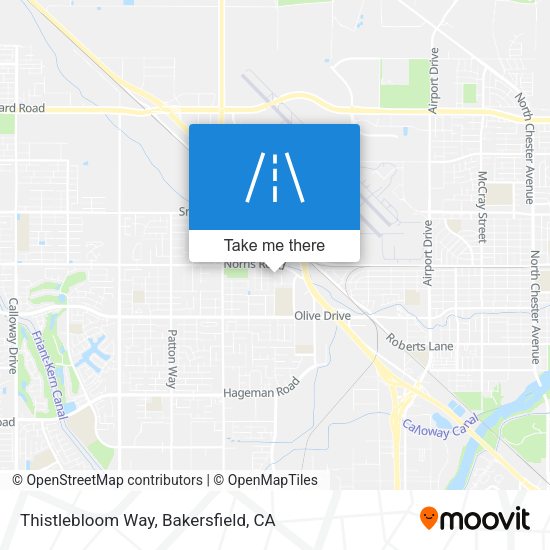 Mapa de Thistlebloom Way