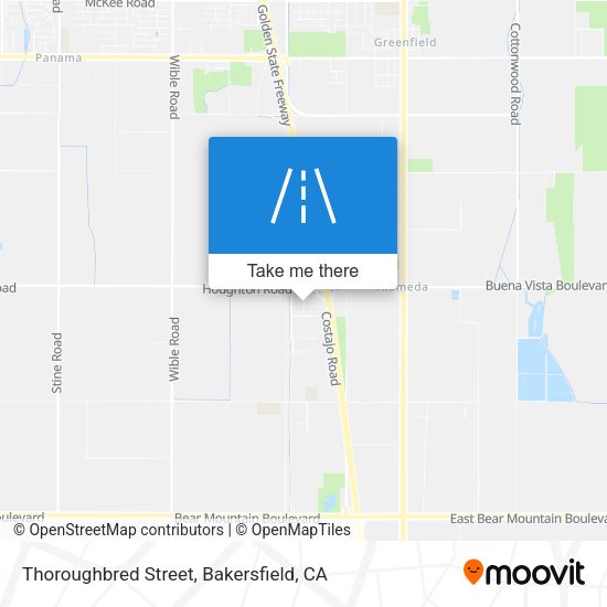 Thoroughbred Street map
