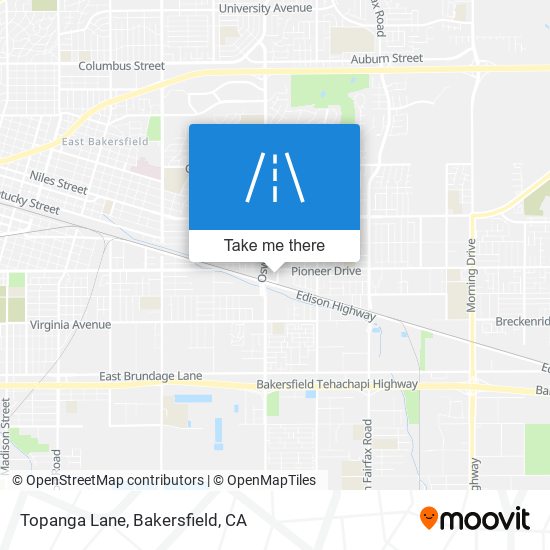 Topanga Lane map