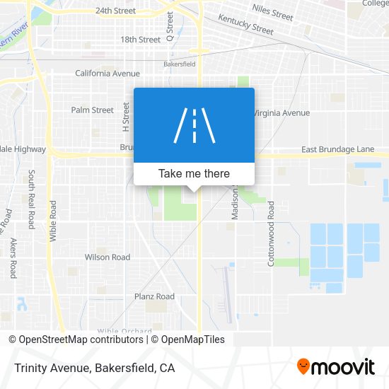 Trinity Avenue map