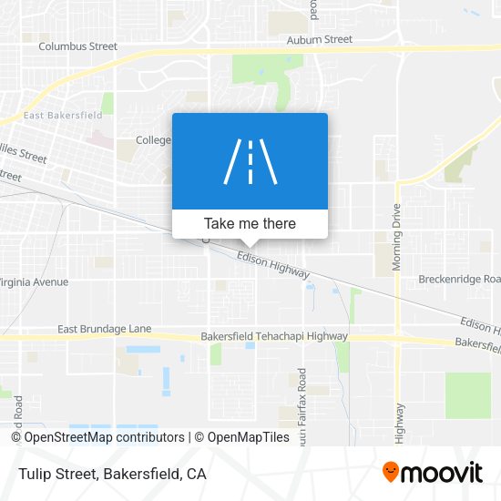 Tulip Street map
