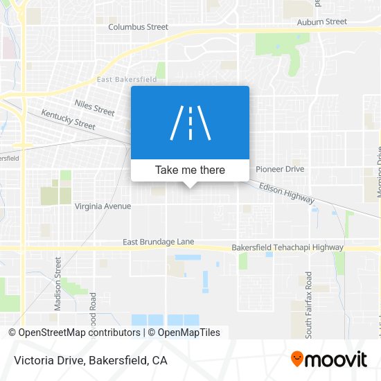 Victoria Drive map