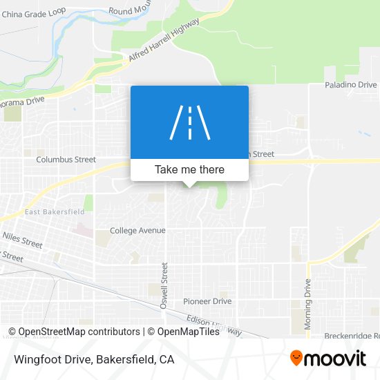 Wingfoot Drive map
