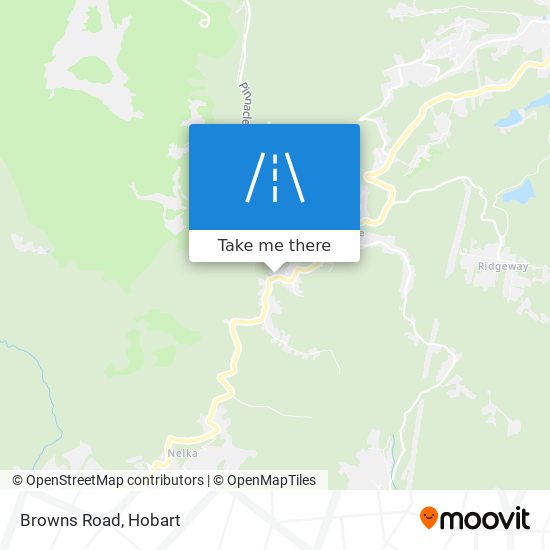 Mapa Browns Road