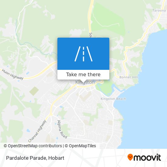 Pardalote Parade map