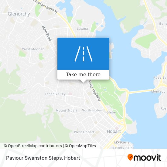 Paviour Swanston Steps map