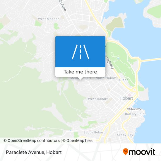 Mapa Paraclete Avenue