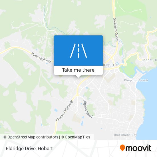 Mapa Eldridge Drive