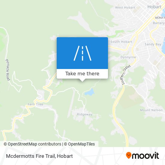 Mcdermotts Fire Trail map