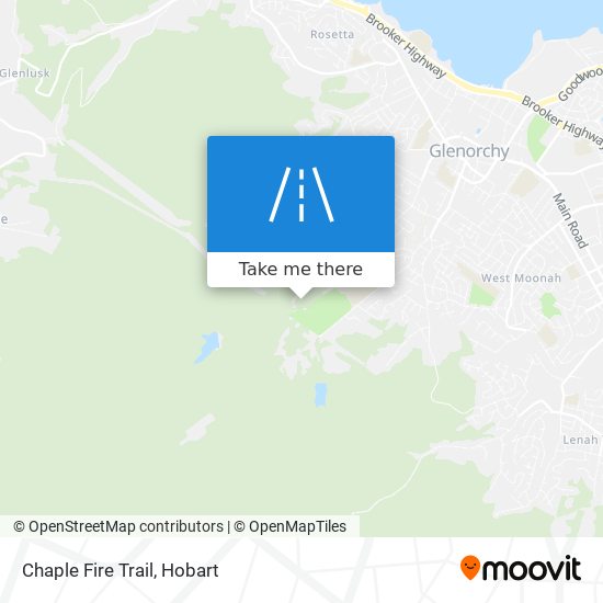 Chaple Fire Trail map